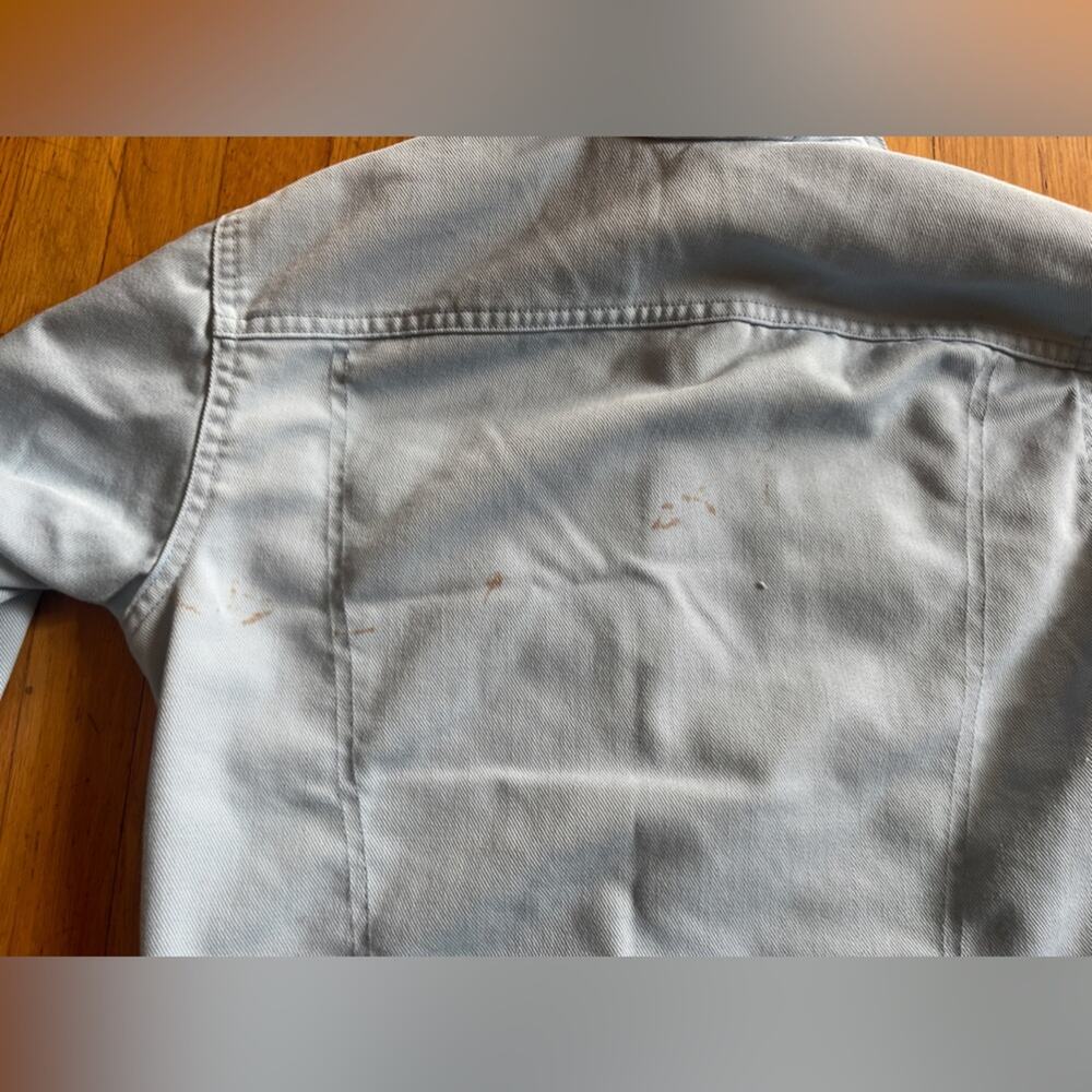 70s Vintage Levi’s Orange Tab Baby Blue Denim Jacket - Picture 9 of 11